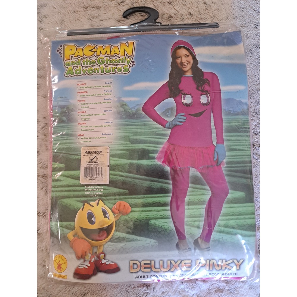 Rubies Pac-Man and the Ghostly Adventures Deluxe Pinky Adult Dress Costume Large
